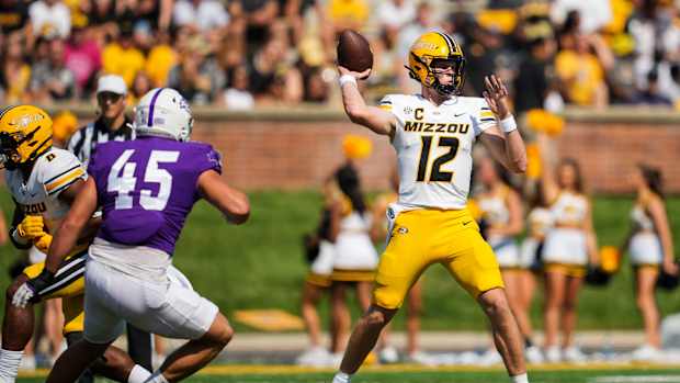 Brady Cook against Abilene Christian 9/17 (2022)